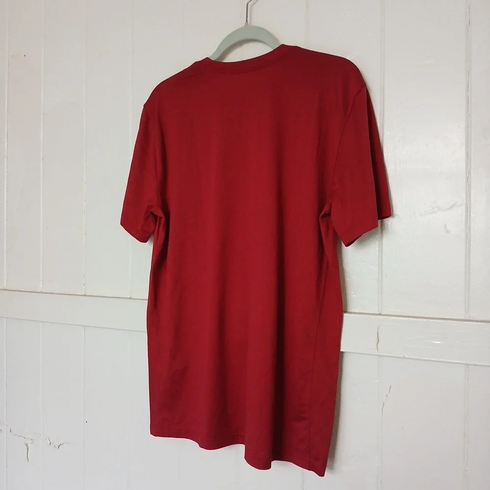 Jordan Oklahoma Sooners T-shirt Mens L‎ Crimson Red Dri-FIT CT2278-613